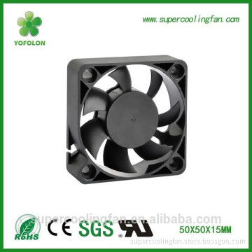 50x50x15mm Two ball bearing DC Fan12V 24v With High flow low noise axial fan